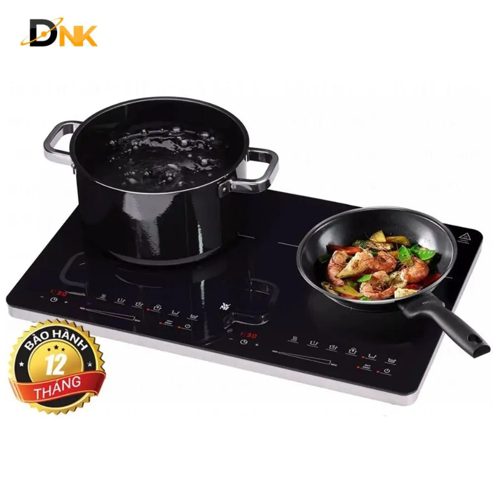 Bếp Từ Đôi Wmf Kult X 3500W 0415320011 1 Bếp Từ Đôi Wmf Kult X Với Nồi, Chảo Và Biểu Tượng Bảo Hành 12 Tháng