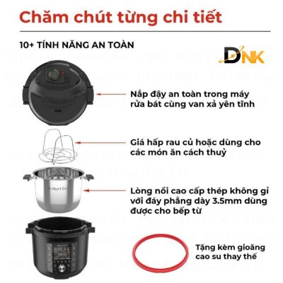 Phụ Kiện Và Chi Tiết Nồi Áp Suất Đa Năng Instant Pot Pro 10 In 1