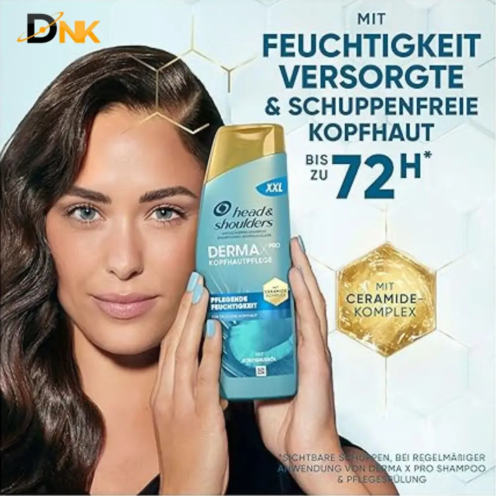 Dầu Gội Trị Gàu Head &Amp; Shoulders Dermax Pro Beruhigend 360Ml Đức – Giảm Ngứa Da Đầu 2 Head &Amp; Shoulders Dermax Pro Hỗ Trợ Cấp Ẩm Da Đầu Lên Đến 72 Giờ