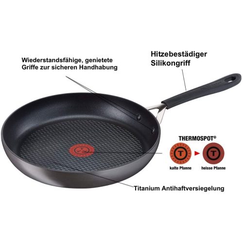 Chao Tefal Jamie Oliver Hard Anodised Frying Pan 28Cm 03