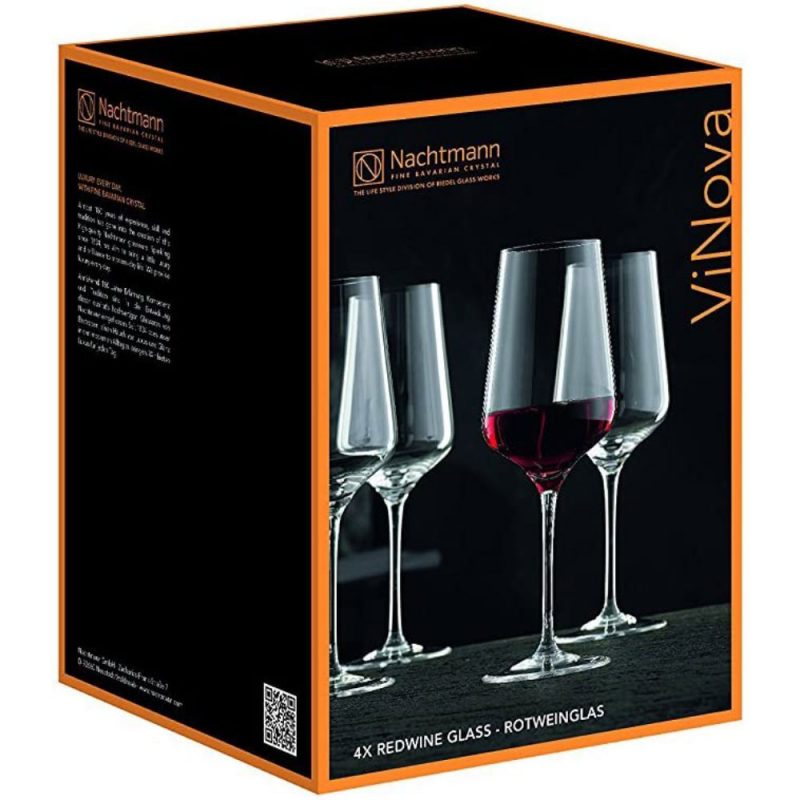 Bộ 4 Ly Rượu Vang Nachtmann 98076 Vinova Red Wine Magnum, Hình Ảnh 4