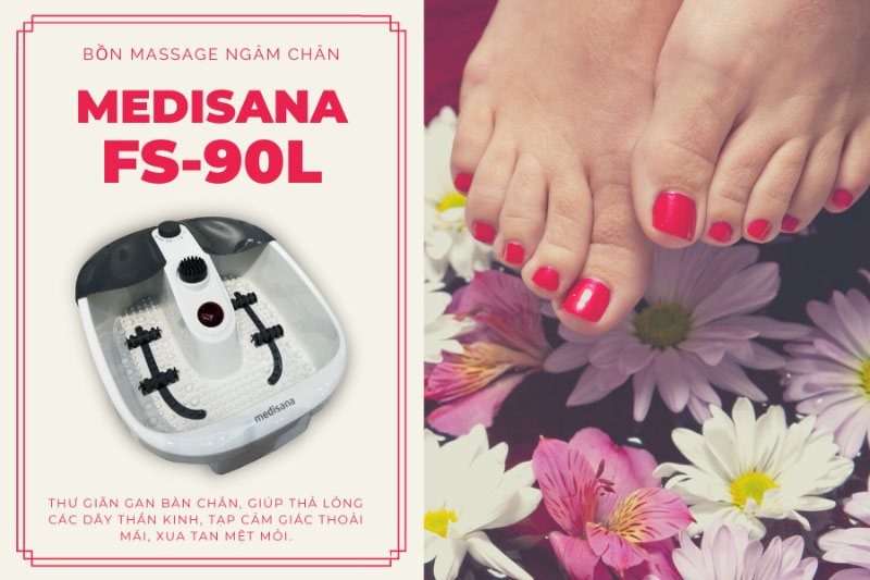 Bồn Massage Ngâm Chân Medisana Fs-90L (Fs 90L) Foot Spa Comfort, Hình Ảnh 2