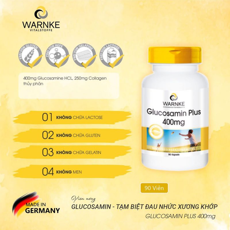 Sản Phẩm Warnke Glucosamin Plus Đặc Biệt An Toàn