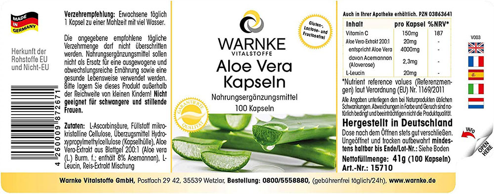 Cách Sử Dụng Warnke Aloe Vera