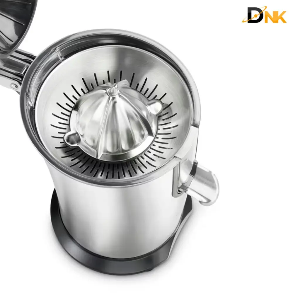 Cận Cảnh Lưới Lọc Inox Caso Cp 330 Pro Góc Nhìn Từ Trên Xuống Nón Vắt Và Lưới Lọc Inox Của Caso Cp 330 Pro.