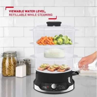 Nồi Hấp Tefal Ultra Compact Vc2048 Có Thể Châm Nước Khi Đang Hấp