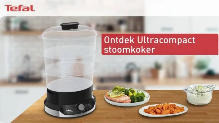 Quảng Cáo Tefal Ultra Compact Vc2048 Hấp Đa Tầng 9L