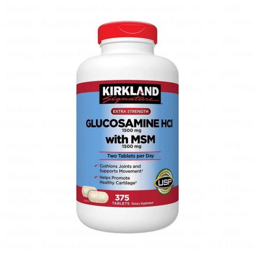 Kirkland Glucosamine Hcl 1500Mg With Msm 1500Mg Hop 375 Vien 1
