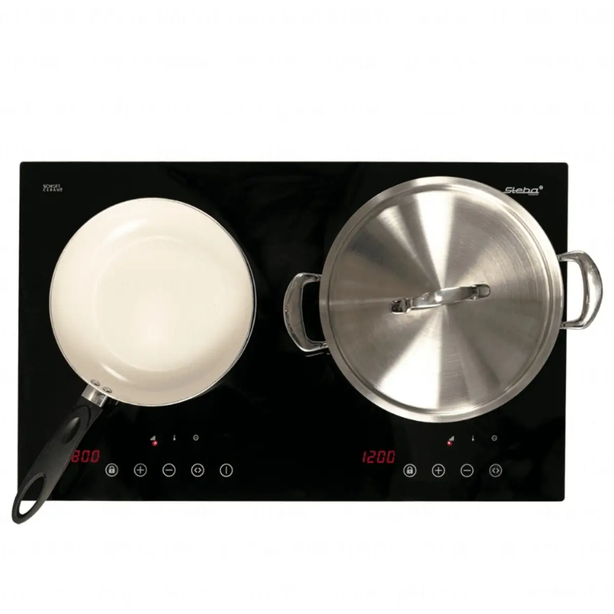 Bếp Từ Đôi Steba Ik 300 S.c Khi Sử Dụng Bếp Từ Đôi Steba Ik 300 S.c Hoạt Động Với Hai Vùng Nấu