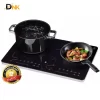 Hình Minh Họa Bếp Từ Đôi Wmf Kult X 0415320011 Sử Dụng Nồi Và Chảo Trên Hai Vùng Nấu, Kèm Biểu Tượng Bảo Hành 12 Tháng Tại Đồ Nhập Khẩu. Bếp Từ Đôi Wmf Kult X Với Nồi, Chảo Và Biểu Tượng Bảo Hành 12 Tháng