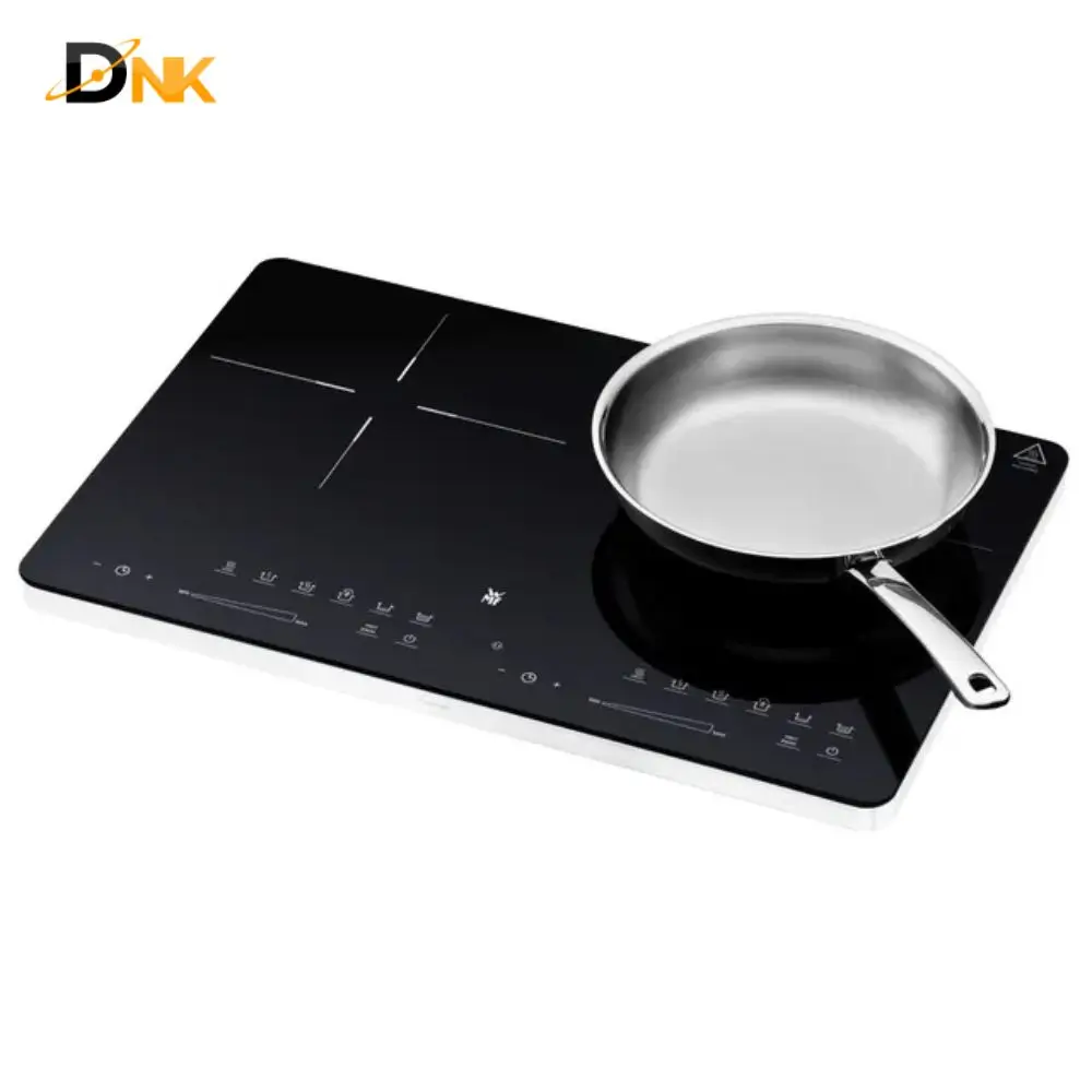 Wmf Kult X 0415320011 Kết Hợp Chảo Inox Bếp Từ Đôi Wmf Kult X Với Chảo Inox Đặt Trên Vùng Nấu Bên Phải