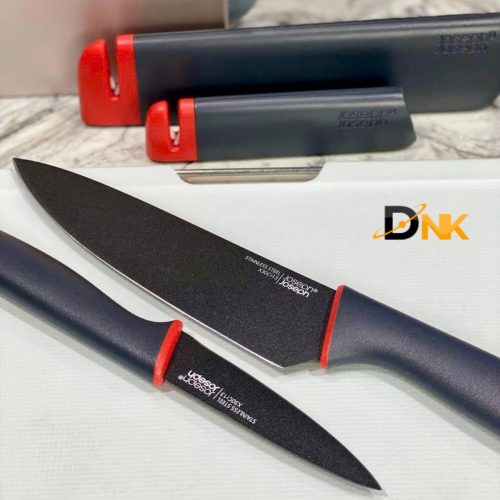Bo Dao Joseph Joseph Slice Sharpen 10146 Mau Dendo La Giai Phap Hoan Hao Cho Can Bep Hien Dai. San Pham Gom Dao Chef 6 I 5