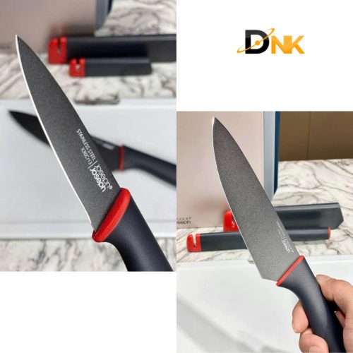 Bo Dao Joseph Joseph Slice Sharpen 10146 Mau Dendo La Giai Phap Hoan Hao Cho Can Bep Hien Dai. San Pham Gom Dao Chef 6 I 8