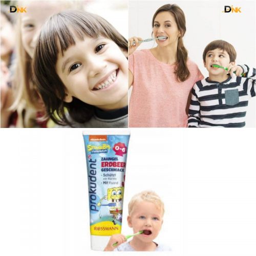 Kem Đánh Răng Prokudent Hương Dâu Tây Spongebob 75Ml Chống Sâu Răng Cho Trẻ Em