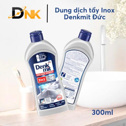 Chai Tẩy Inox Denkmit 3In1 300Ml – Làm Sạch Các Thiết Bị Nhà Bếp Bằng Inox Hiệu Quả
