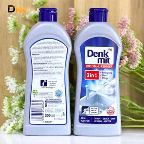 Dung Dịch Denkmit 3In1 300Ml – Làm Sạch Inox, Tẩy Vết Bẩn, Giữ Bề Mặt Sáng Bóng Lâu Dài