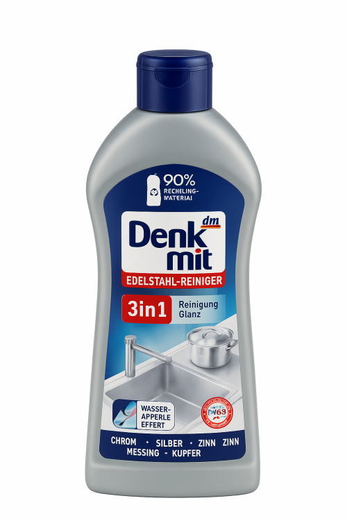 Denkmit Edelstahlreiniger 3In1 – Dung Dịch Vệ Sinh Inox Nhập Khẩu Đức Chất Lượng Cao