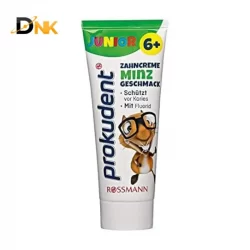 Kem đánh răng trẻ em Đức Prokudent Junior 6+ 75ml vị bạc hà