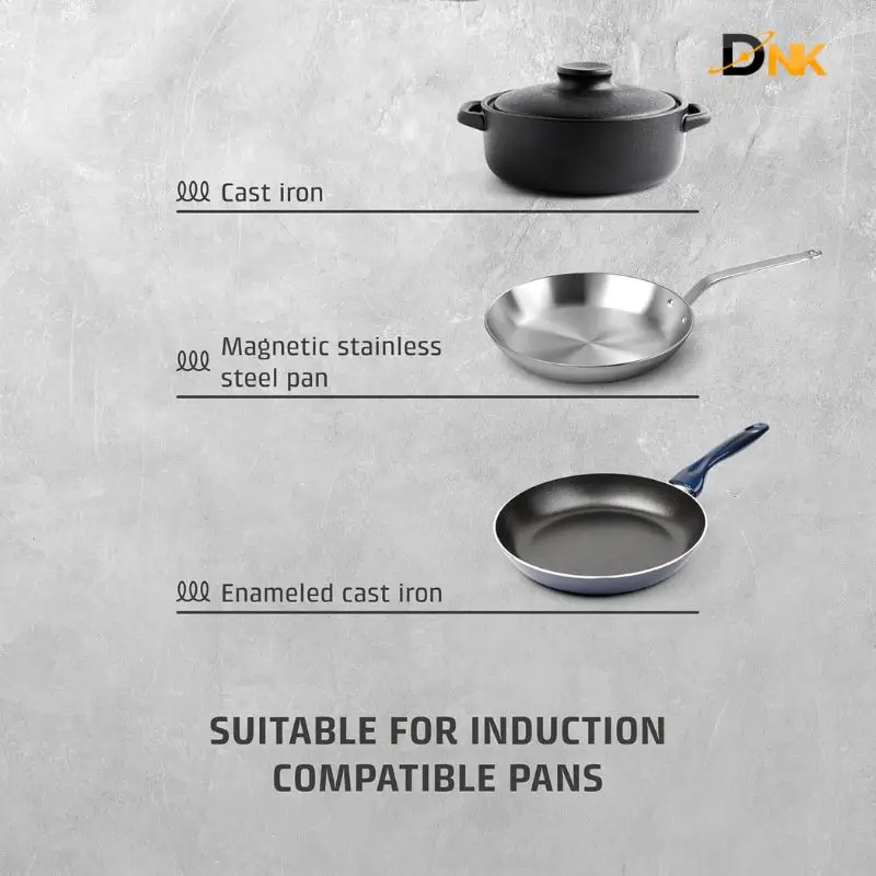 Dụng Cụ Nấu Tương Thích Với Bếp Caso Proslim 2000 Bếp Từ Caso Proslim 2000 Sử Dụng Được Với Nồi Inox Từ, Gang Tráng Men Và Chảo Từ