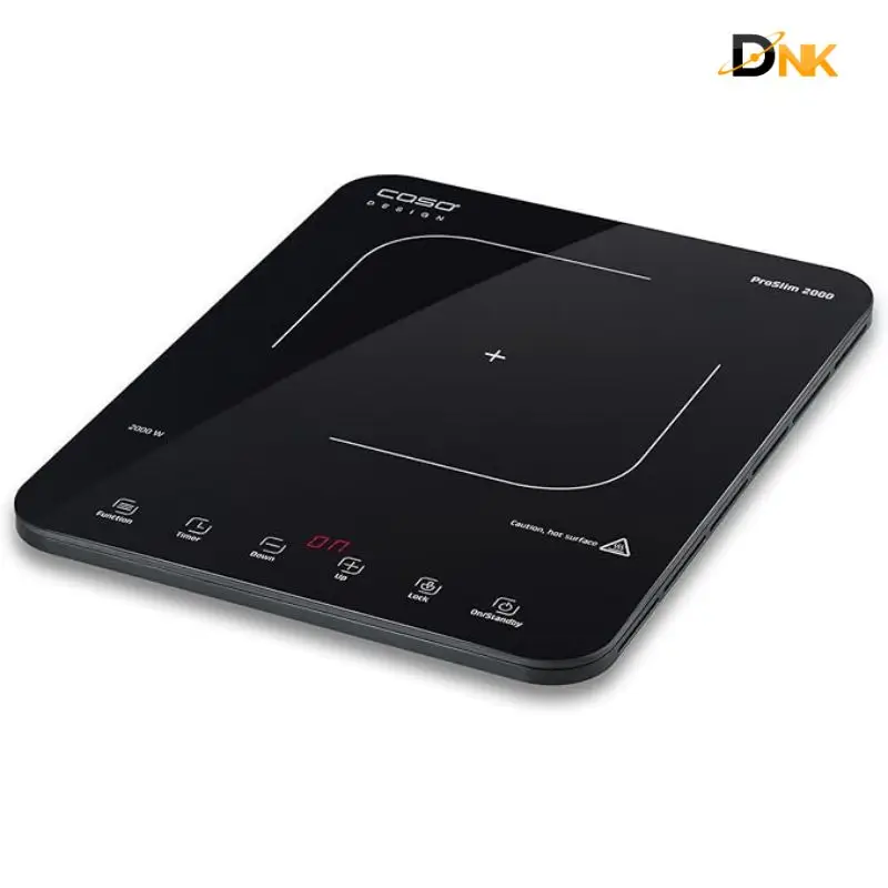 Bếp Từ Đơn Caso Proslim 2000 – Thiết Kế Siêu Mỏng, Cảm Ứng Hiện Đại Bếp Từ Đơn Caso Proslim 2000 Mặt Kính Toàn Phần Cảm Ứng Sensor Touch