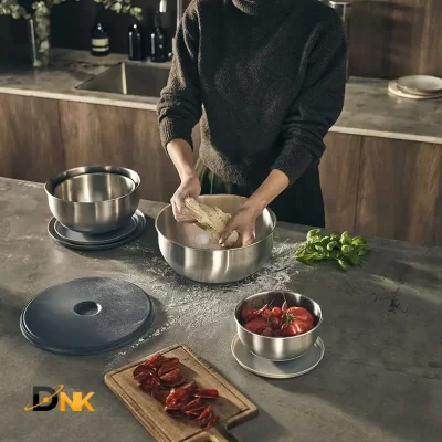 Joseph Joseph Nest™ Prep&Amp;Store Steel Bowl Set – Bộ 4 Bowl Inox Chuẩn Bếp Chuyên Nghiệp 6 Bộ Thố Joseph Joseph Nest Prep &Amp; Store – Thao Tác Trộn Bột Dễ Dàng