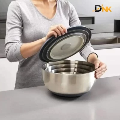 Joseph Joseph Nest™ Prep&Amp;Store Steel Bowl Set – Bộ 4 Bowl Inox Chuẩn Bếp Chuyên Nghiệp 8 Bộ 4 Thố Inox Joseph Joseph – Xếp Chồng Gọn, Tiết Kiệm Không Gian