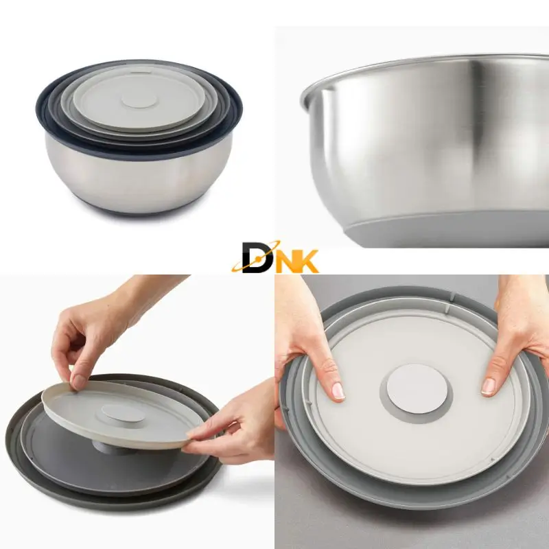 Chất Liệu Inox Cao Cấp Joseph Joseph Nest Prep &Amp; Store Bộ 4 Thố Inox Joseph Joseph Nest Prep &Amp; Store – Vật Liệu Inox 18/8 Cao Cấp