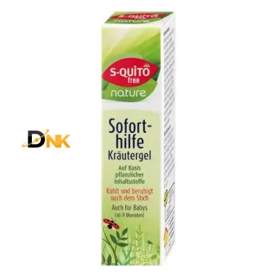 Gel S-Quito Free Nature Trị Muỗi Và Côn Trùng Cắn 15Ml 3 Hộp Gel S-Quito Free Nature Kräutergel 15Ml Nhập Khẩu Đức – Trị Muỗi Và Côn Trùng Cắn An Toàn Cho Bé.