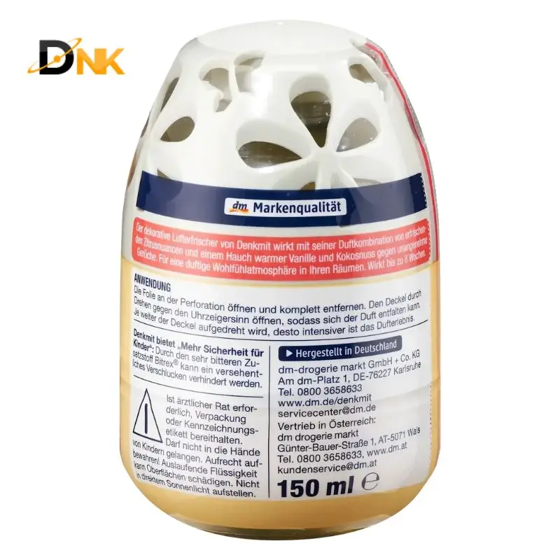 Thông Tin Mặt Sau Sunshine Garden Denkmit Mặt Sau Sáp Thơm Denkmit Sunshine Garden