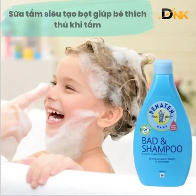 Penaten Bad &Amp; Shampoo 400Ml – Tắm Gội Dịu Nhẹ Cho Bé 9 Sữa Tắm Gội Penaten Siêu Tạo Bọt Giúp Bé Thích Thú Khi Tắm