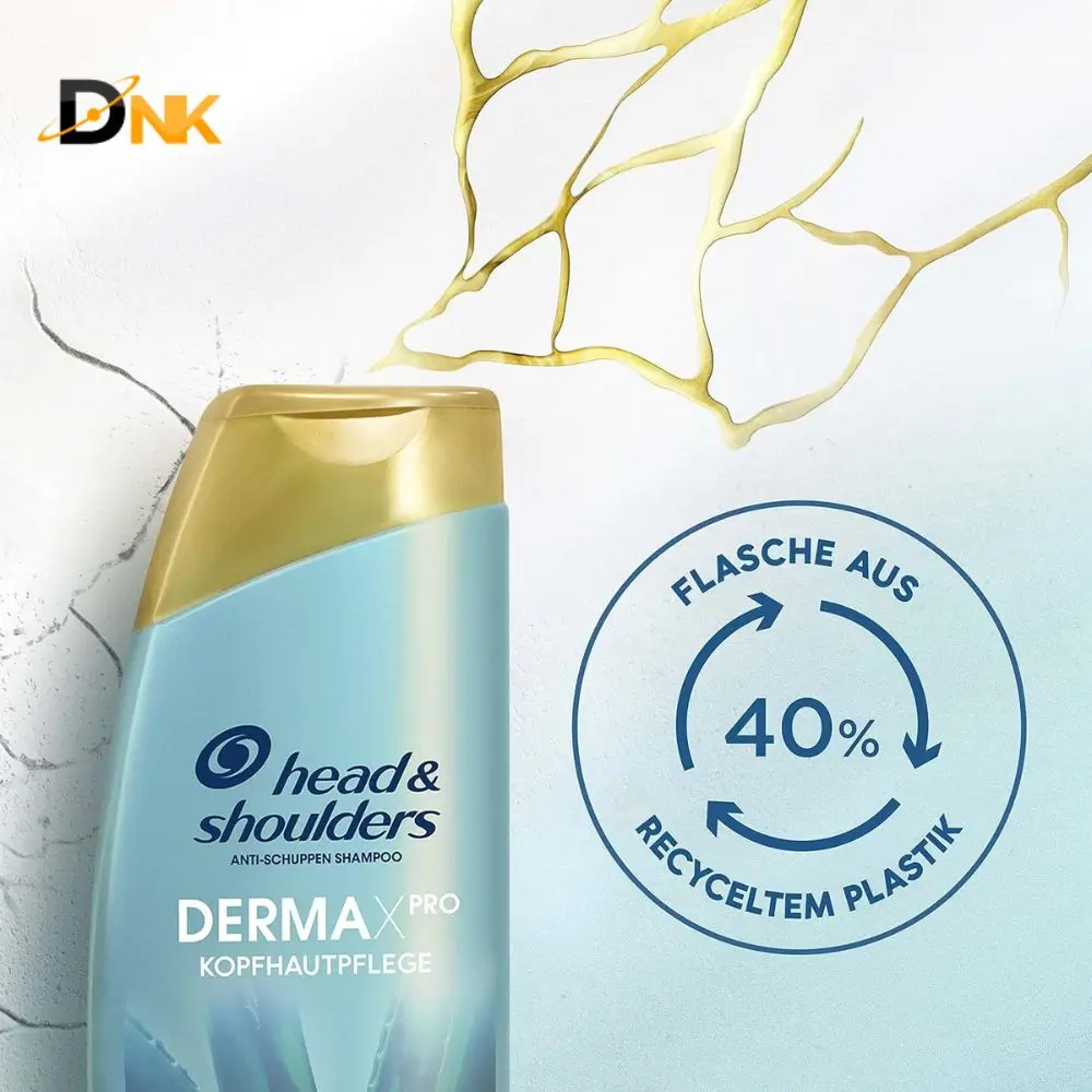 Bao Bì Dermax Pro 40 Phần Trăm Nhựa Tái Chế Chai Head &Amp; Shoulders Dermax Pro Sử Dụng 40 Phần Trăm Nhựa Tái Chế