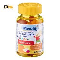 Mivolis Multivitamin Bärchen cho bé 60 viên hàng Đức mặt trước sản phẩm