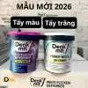 Hình Ảnh Thực Tế Hai Sản Phẩm Bột Tẩy Denkmit Oxi Power 750G Mẫu Bao Bì Mới, Gồm Multi-Flecken Entferner Nắp Hồng Và Power-Weiss Nắp Trắng. Bột Tẩy Denkmit Oxi Power 750G Mẫu Mới 2026 Gồm Loại Đồ Màu Và Đồ Trắng