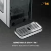 Hình Cận Cảnh Khay Hứng Nước Của Caso Hw 770 Advanced Được Tháo Khỏi Thân Máy, Thể Hiện Cấu Tạo Và Vị Trí Lắp Đặt. Khay Hứng Nước Tháo Rời Phía Dưới Vòi Caso Hw 770 Advanced.