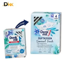 Túi thơm Denkmit Sensual Fresh hộp 4 túi với bao bì cũ và mới