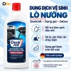Ảnh Giới Thiệu Bằng Tiếng Việt Về Dung Dịch Vệ Sinh Lò Nướng Denkmit 240Ml, Gồm Khả Năng Hỗ Trợ Làm Sạch Dầu Mỡ, Xử Lý Cặn Thức Ăn Cháy Bám Và Kết Cấu Gel Bám Trên Bề Mặt. Ảnh Kèm Lưu Ý Đeo Găng Tay, Kính Bảo Hộ Và Tránh Sử Dụng Trên Vật Liệu Không Tương Thích Dung Dịch Vệ Sinh Lò Nướng Denkmit 240Ml Với Tính Năng Làm Sạch Dầu Mỡ Và Cặn Cháy Bám