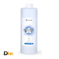 Mặt trước chai Ecovacs Deebot Cleaning Solution 1L hương Wild Bluebell trên nền trắng.