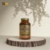 Chai Solgar Calcium Magnesium Plus Zinc 100 Viên Đặt Trên Đế Gỗ Tròn.